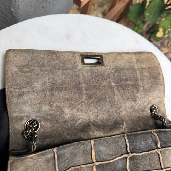 Chanel Suede Patchwork Reissue 225 Single Flap Shoulder Bag - Picture 11 of 16
